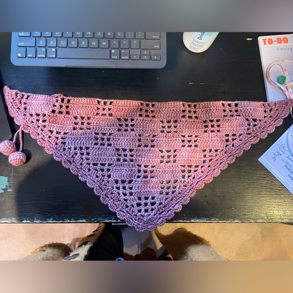 NWOT Misha & Puff Kerchief in Antique Rose - Picture 2 of 4